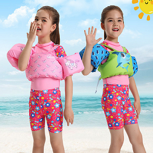 Kids Fabric Life Vest With Armbands